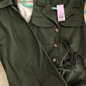 Target Olive Jumpsuit